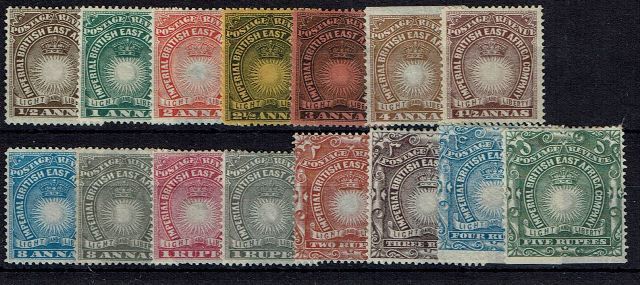 Image of KUT-British East Africa SG 4/19 LMM British Commonwealth Stamp
